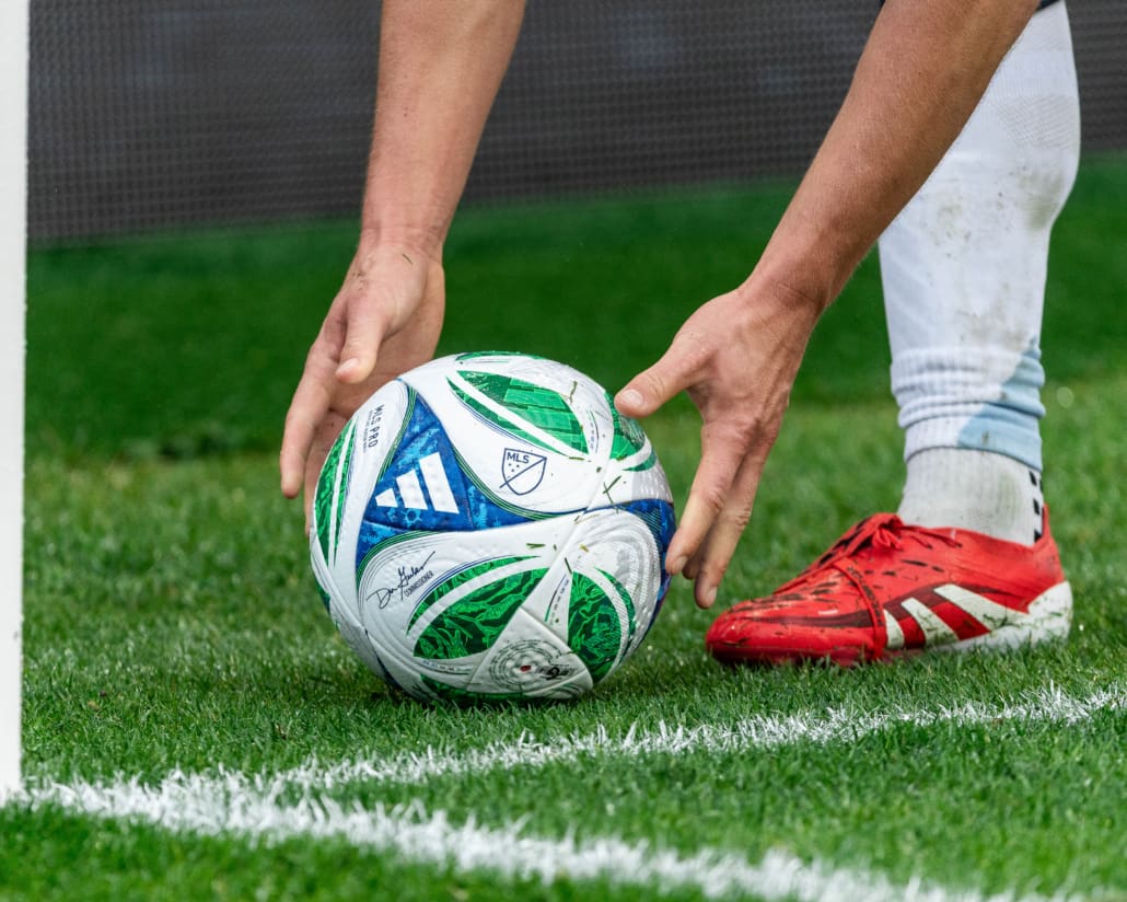 Major League Soccer action between the Vancouver Whitecaps and Toronto FC on March 29, 2025 at BMO Field in Toronto