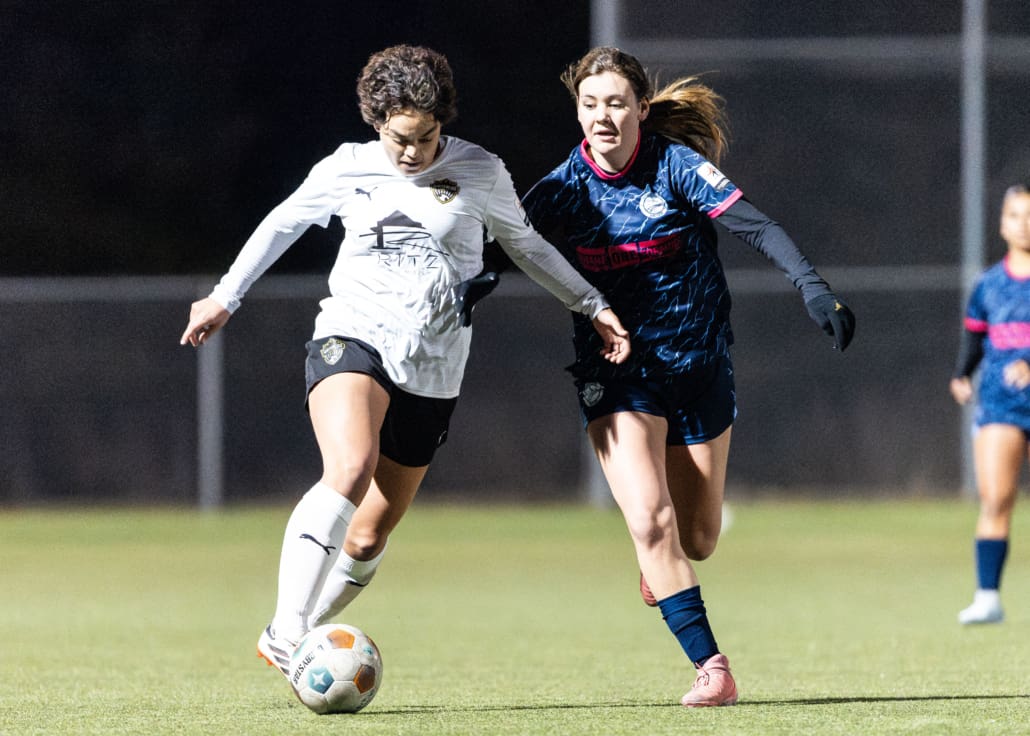League1 Ontario soccer action between Cambridge United and Waterloo United on April 9, 2025 at RIM Park in Waterloo