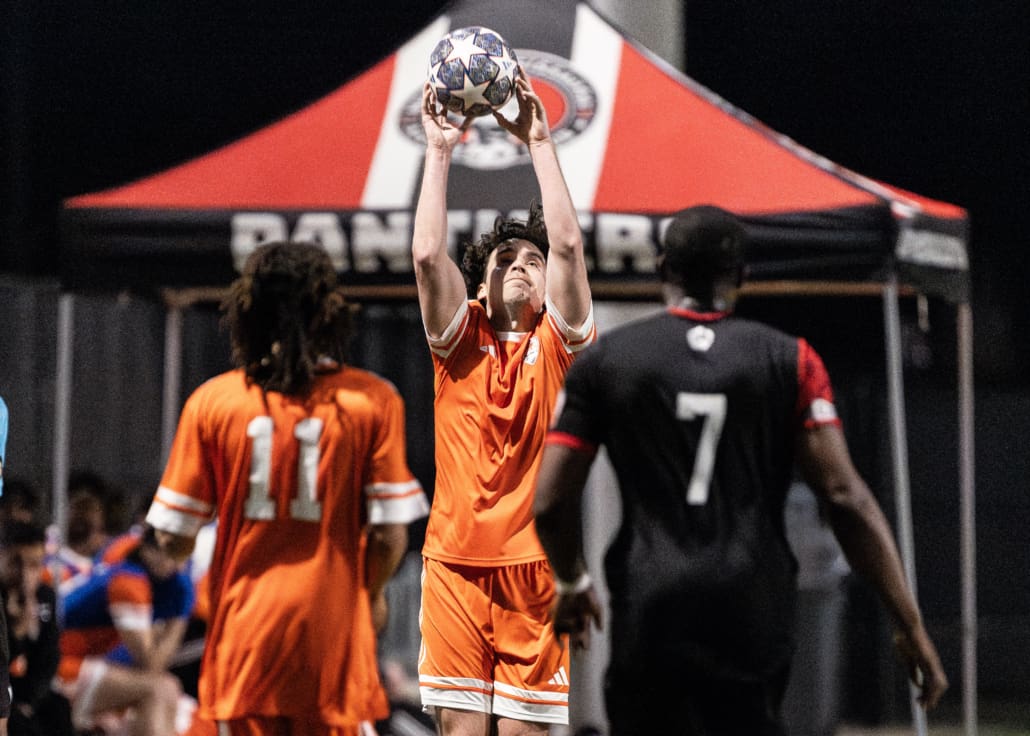 League1 Ontario soccer action between Hamilton United and North Mississauga SC on April 18, 2025 at Churchill Meadows