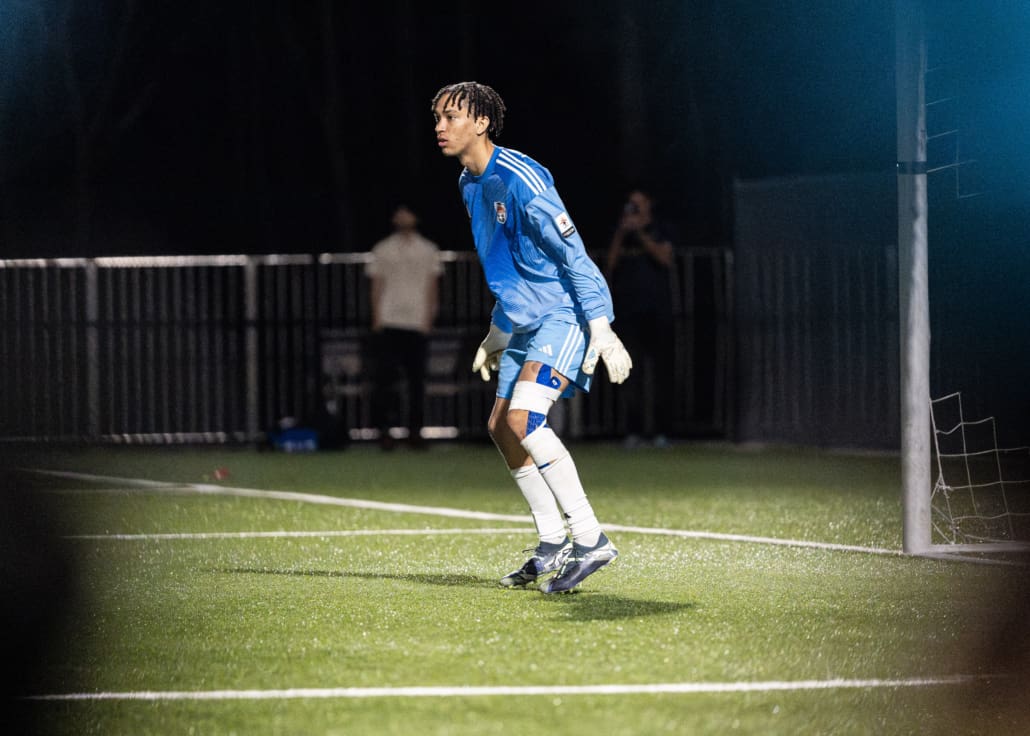 League1 Ontario soccer action between Hamilton United and North Mississauga SC on April 18, 2025 at Churchill Meadows
