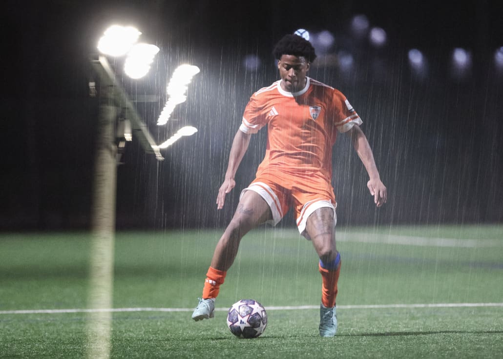League1 Ontario soccer action between Hamilton United and North Mississauga SC on April 18, 2025 at Churchill Meadows