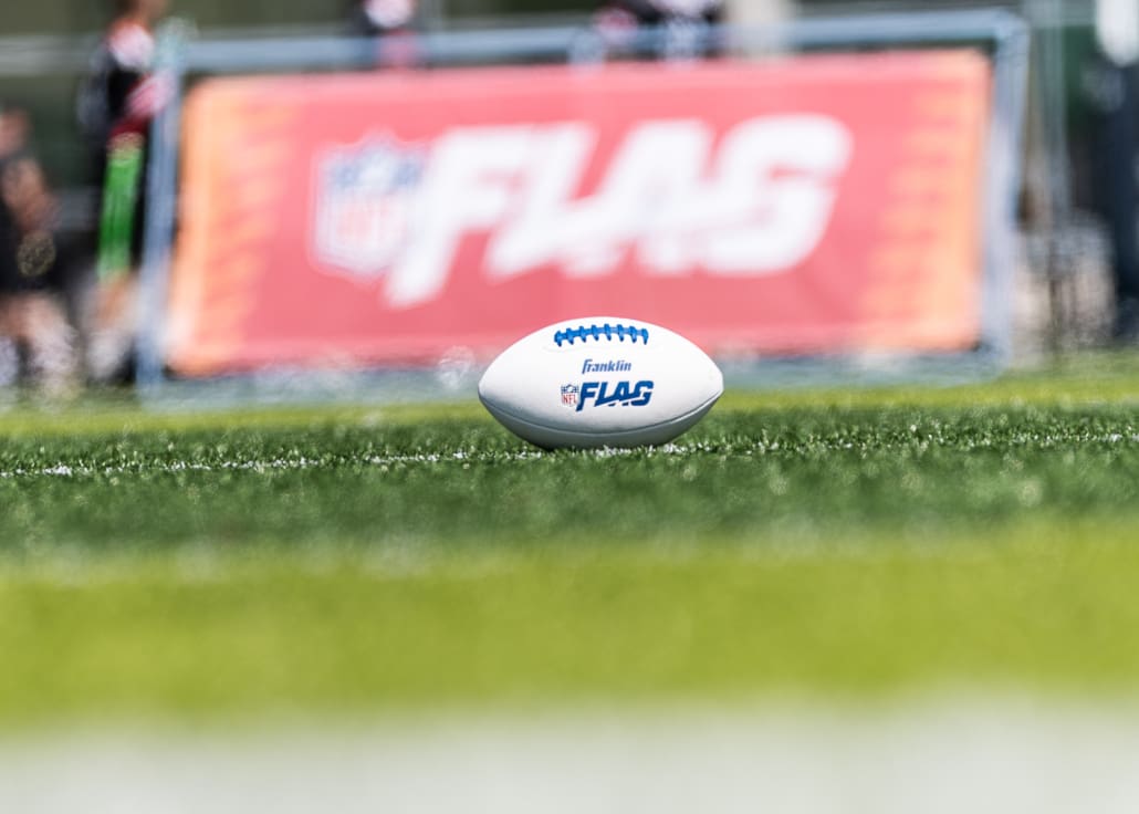 NFL Flag Regionals in flag football action on June 1, 2025 at Notre Dame Secondary School in Vancouver NFL Flag Regionals in flag football action on June 1, 2025 at Notre Dame Secondary School in Vancouver