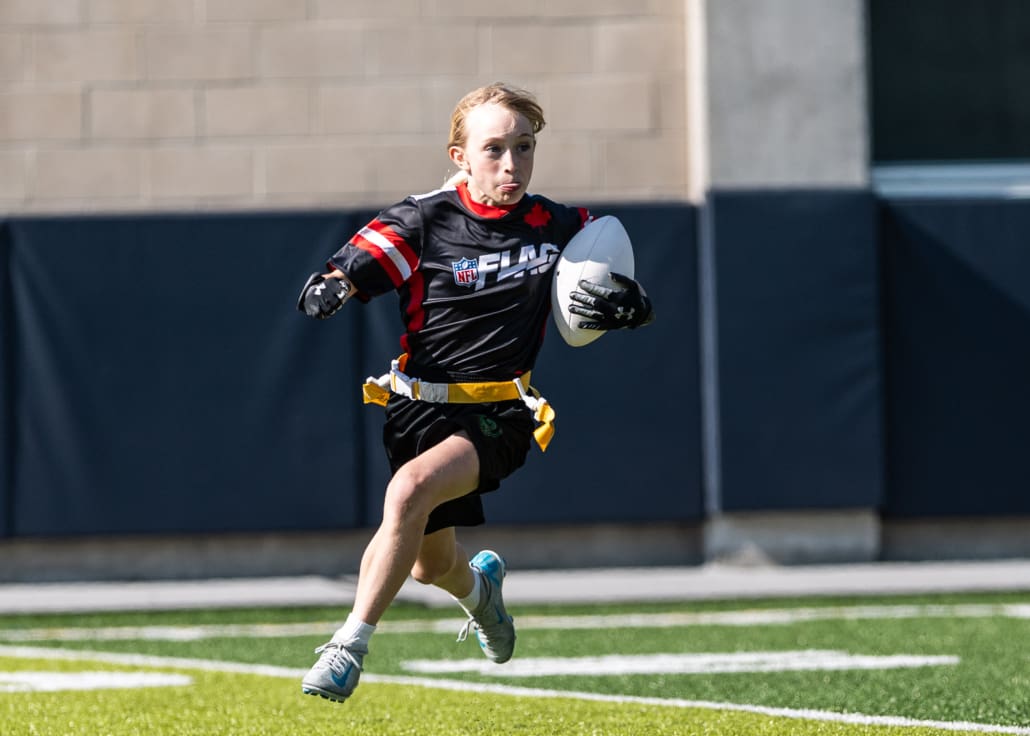 NFL Flag Regionals in flag football action on June 1, 2025 at Notre Dame Secondary School in Vancouver NFL Flag Regionals in flag football action on June 1, 2025 at Notre Dame Secondary School in Vancouver