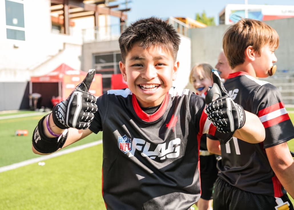 NFL Flag Regionals in flag football action on June 1, 2025 at Notre Dame Secondary School in Vancouver NFL Flag Regionals in flag football action on June 1, 2025 at Notre Dame Secondary School in Vancouver