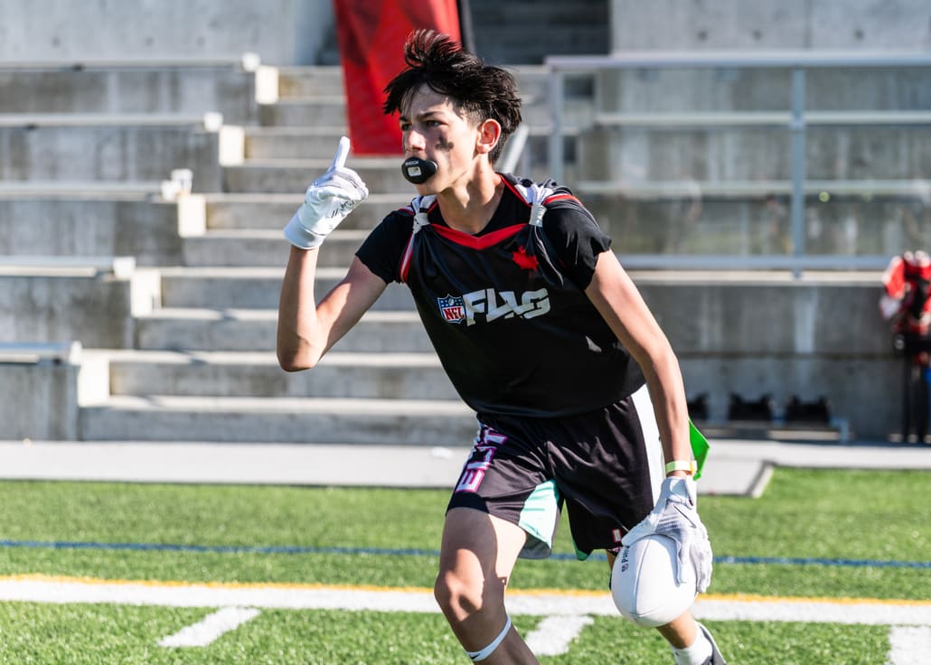 NFL Flag Regionals in flag football action on June 1, 2025 at Notre Dame Secondary School in Vancouver NFL Flag Regionals in flag football action on June 1, 2025 at Notre Dame Secondary School in Vancouver