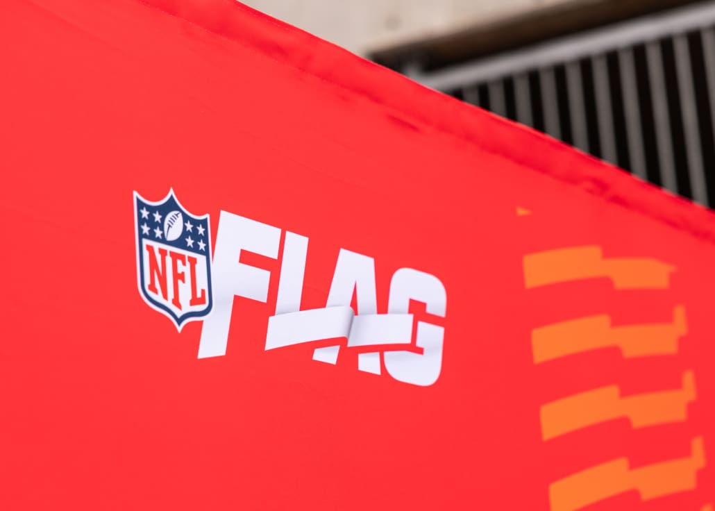 NFL Flag Regionals in flag football action on June 1, 2025 at Notre Dame Secondary School in Vancouver NFL Flag Regionals in flag football action on June 1, 2025 at Notre Dame Secondary School in Vancouver