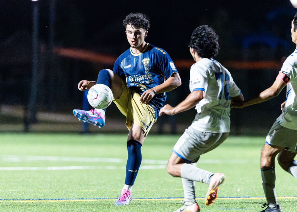 League1 Ontario soccer action between Rush Academy and Oakville SC on June 12, 2025 at Sixteen Mile