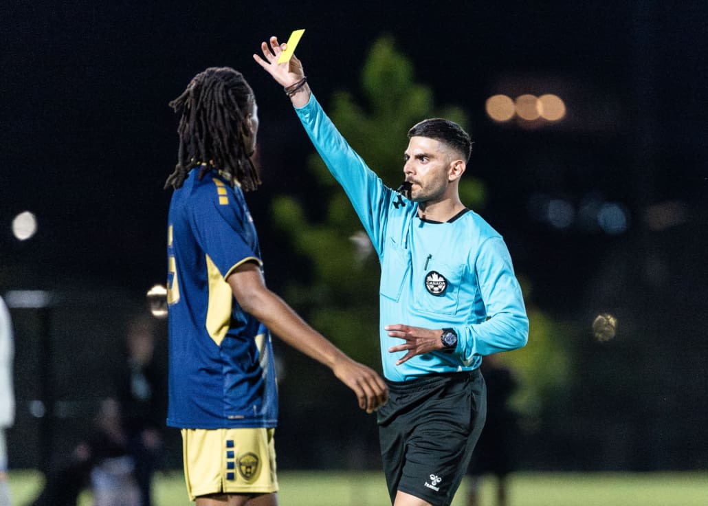 League1 Ontario soccer action between Rush Academy and Oakville SC on June 12, 2025 at Sixteen Mile