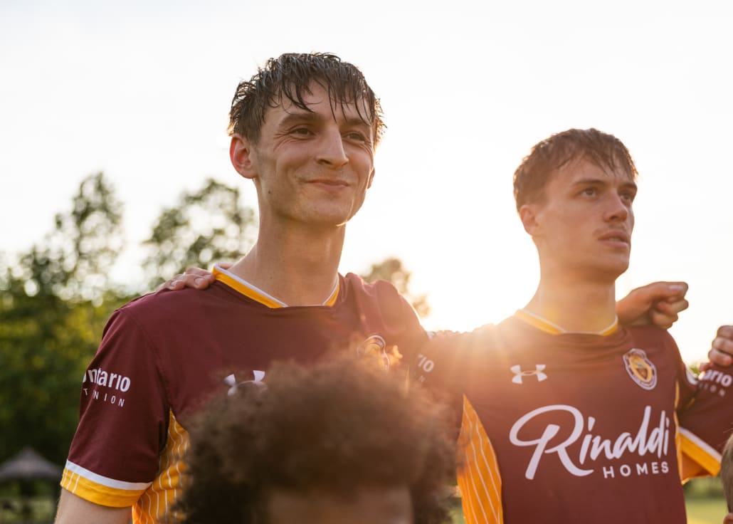 League1 Ontario soccer action between Simcoe Rovers and Roma Wolves on June 27, 2025 at Club Roma in St. Catharines League1 Ontario soccer action between Simcoe Rovers and Roma Wolves on June 27, 2025 at Club Roma in St. Catharines