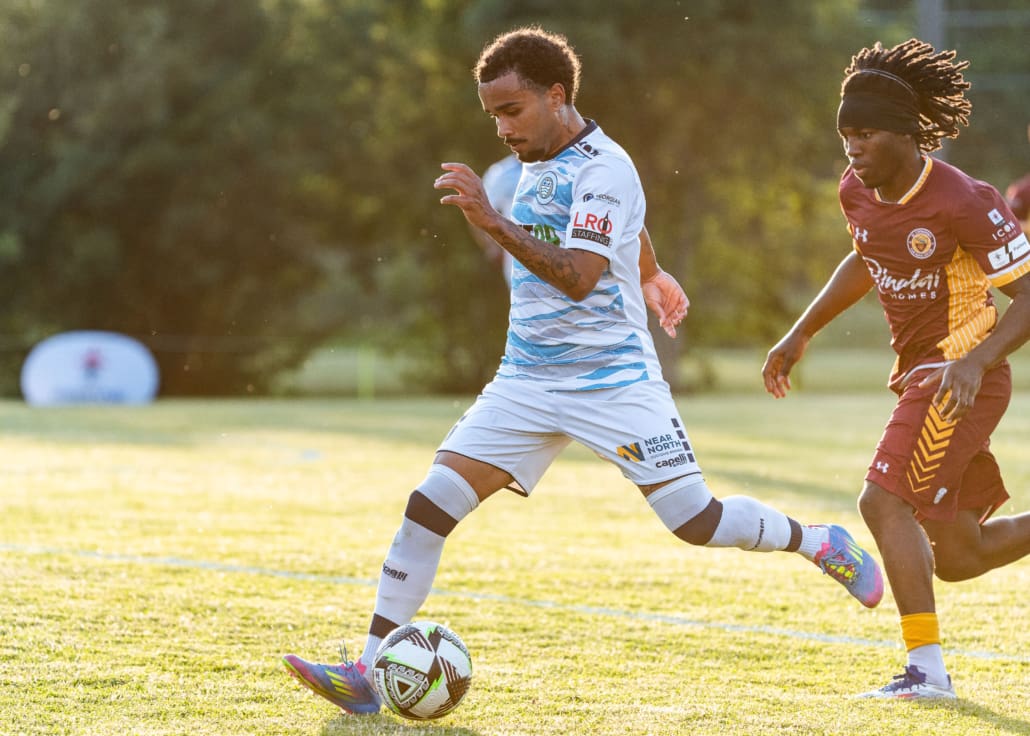 League1 Ontario soccer action between Simcoe Rovers and Roma Wolves on June 27, 2025 at Club Roma in St. Catharines League1 Ontario soccer action between Simcoe Rovers and Roma Wolves on June 27, 2025 at Club Roma in St. Catharines