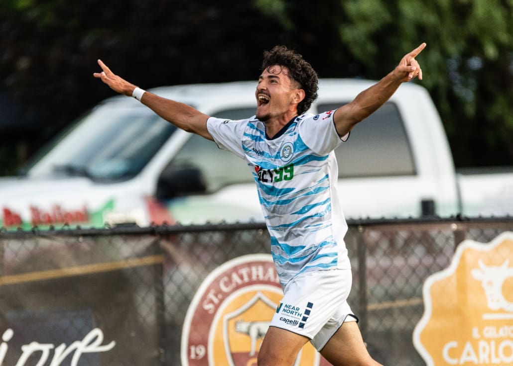 League1 Ontario soccer action between Simcoe Rovers and Roma Wolves on June 27, 2025 at Club Roma in St. Catharines League1 Ontario soccer action between Simcoe Rovers and Roma Wolves on June 27, 2025 at Club Roma in St. Catharines