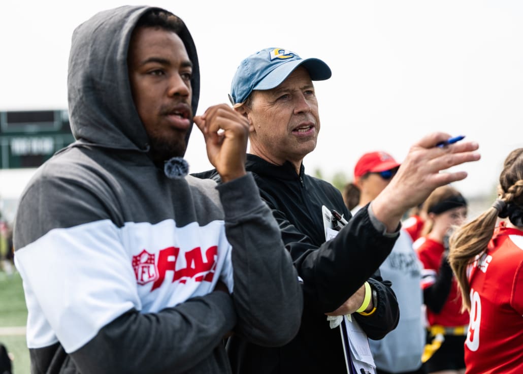 NFL Flag Regionals in flag football action on June 7, 2025 at the University of Regina in Regina
