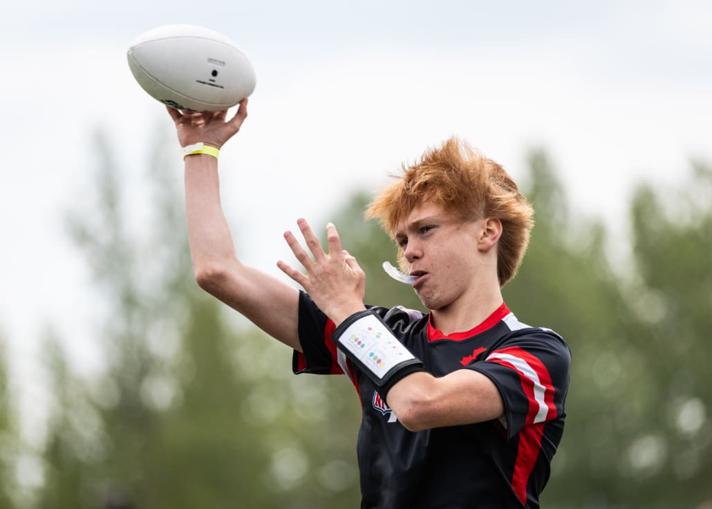 NFL Flag Regionals in flag football action on June 7, 2025 at the University of Regina in Regina