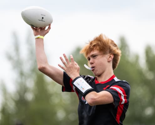 NFL Flag Regionals in flag football action on June 7, 2025 at the University of Regina in Regina
