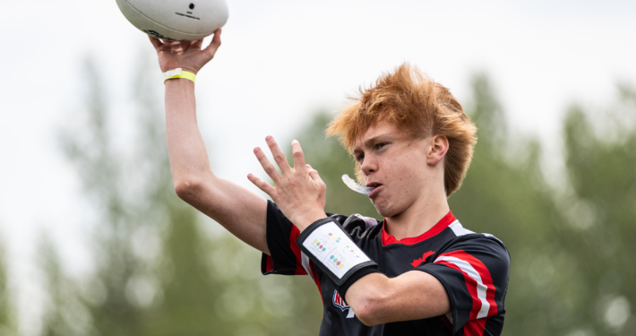 NFL Flag Regionals in flag football action on June 7, 2025 at the University of Regina in Regina