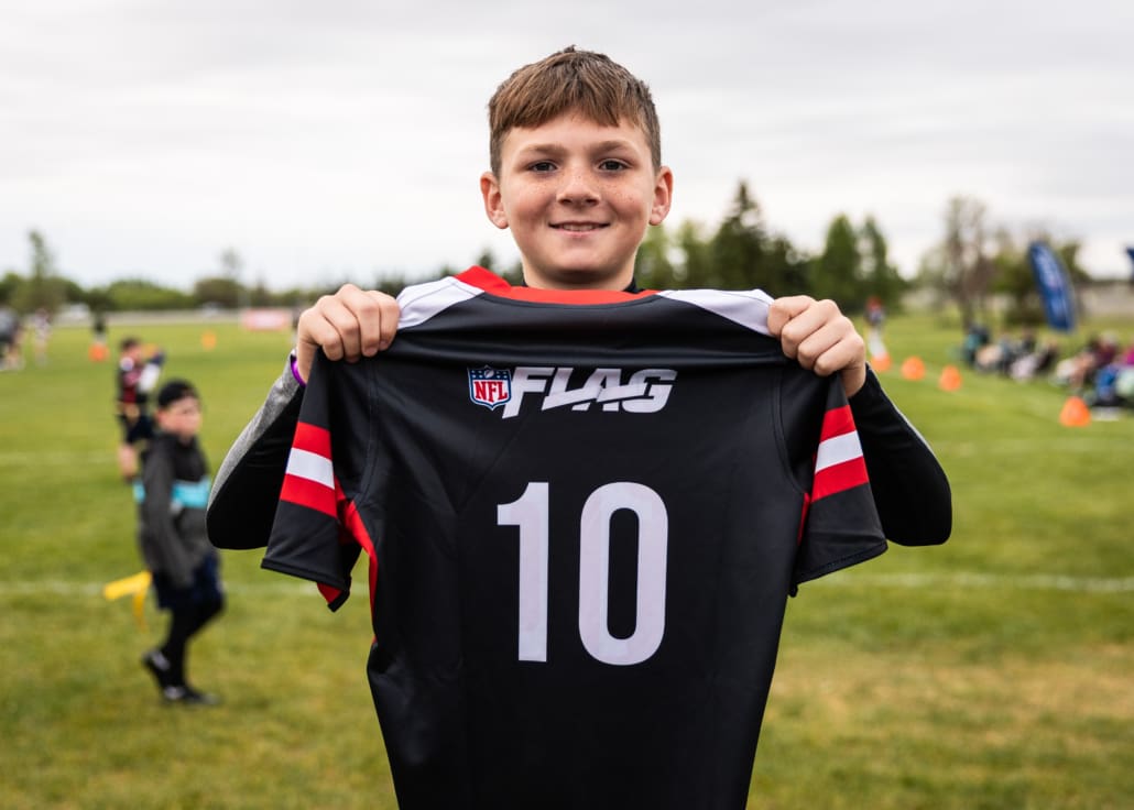 NFL Flag Regionals in flag football action on June 7, 2025 at the University of Regina in Regina