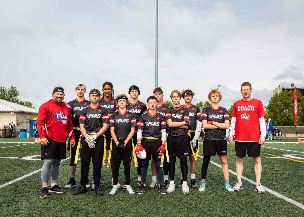 NFL Flag Regionals in flag football action on June 7, 2025 at the University of Regina in Regina