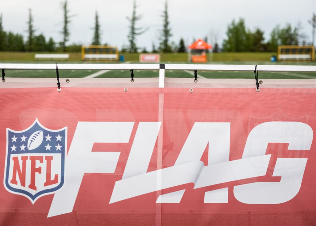 NFL Flag Regionals in flag football action on June 7, 2025 at the University of Regina in Regina