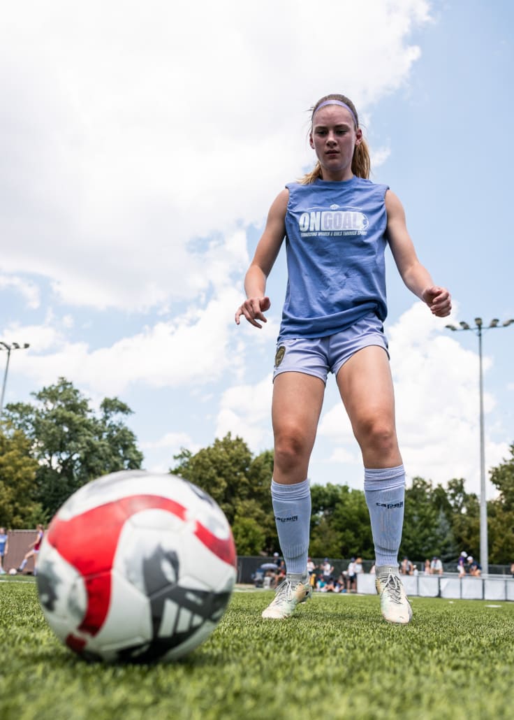 League1 Ontario soccer action between Burlington SC and Oakville SC on July 6, 2025 at Bronte Athletic Park in Oakville