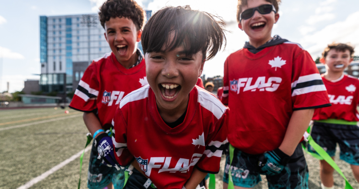NFL Flag Regionals in flag football action on June 28, 2025 at McMaster University in Hamilton