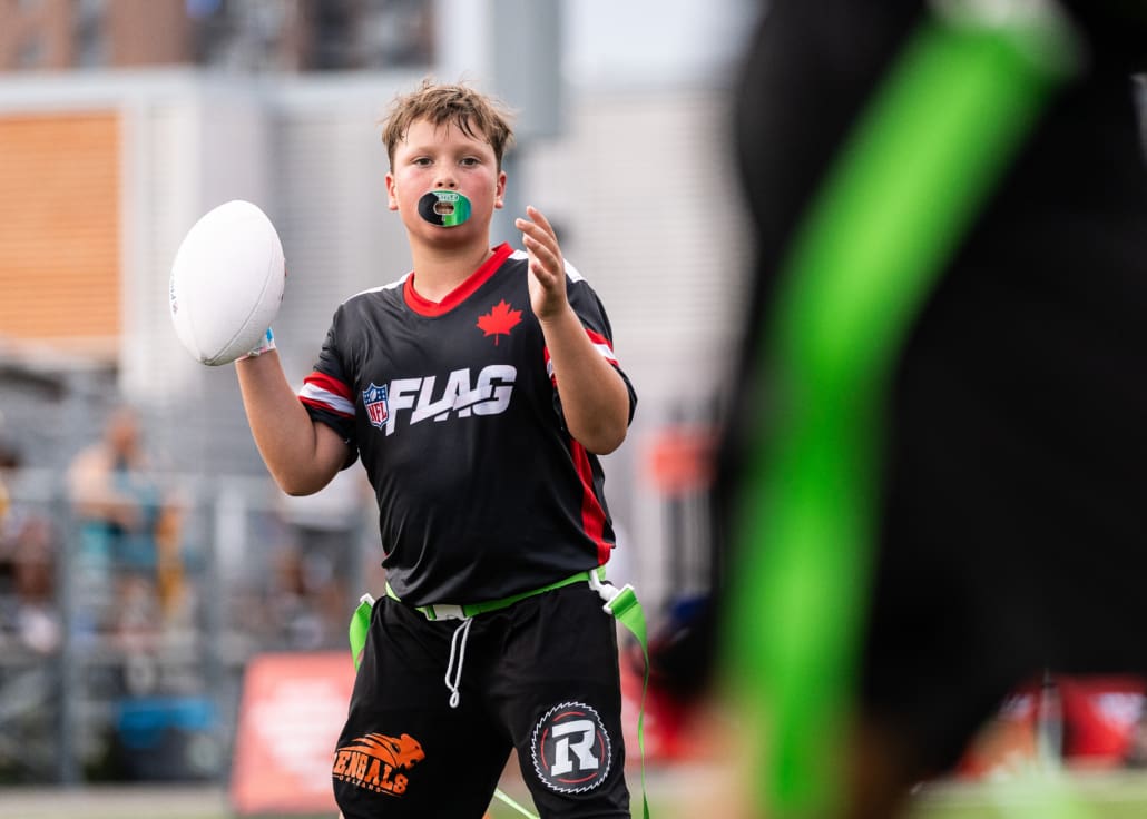 NFL Flag Regionals in flag football action on July 12, 2025 at Algonquin College in Ottawa NFL Flag Regionals in flag football action on July 12, 2025 at Algonquin College in Ottawa