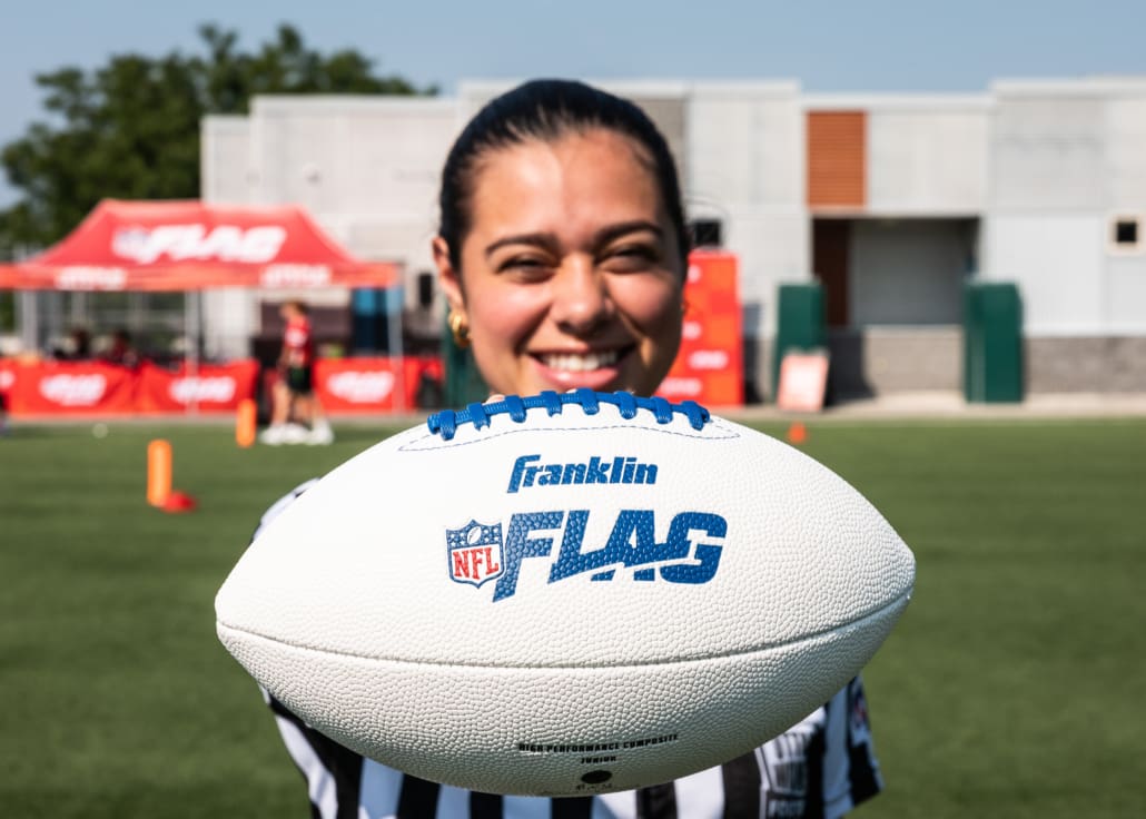 NFL Flag Regionals in flag football action on July 12, 2025 at Algonquin College in Ottawa NFL Flag Regionals in flag football action on July 12, 2025 at Algonquin College in Ottawa