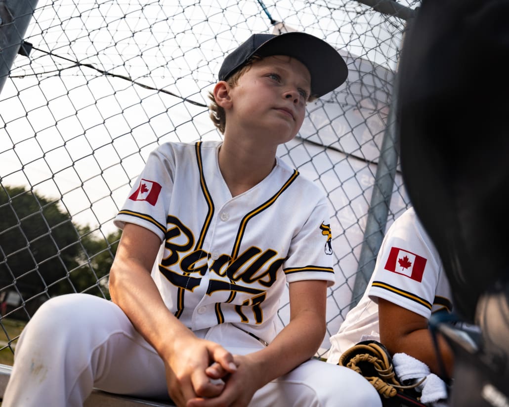 U10 Burlington Bulls in BOMBA Baseball action on August 6, 2025 at Nelson Park in Burlington