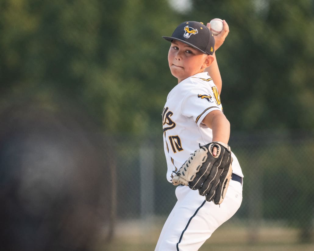 U10 Burlington Bulls in BOMBA Baseball action on August 6, 2025 at Nelson Park in Burlington