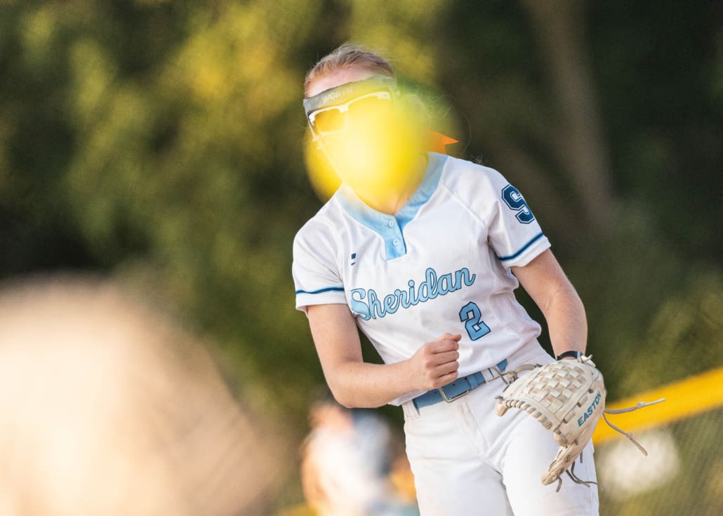 Ontario Colleges Athletic Association softball action between the Conestoga Condors and the Sheridan Bruins on September 18, 2025 at Quenippenon Meadows Community Park