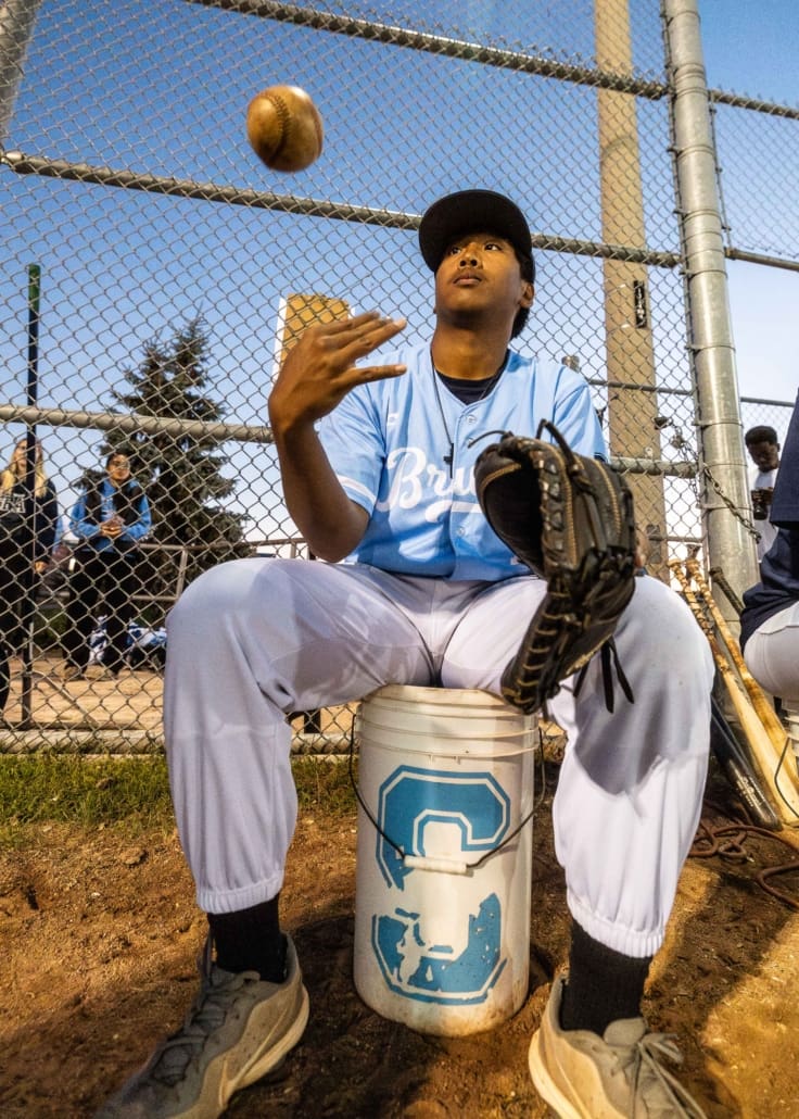 Ontario Colleges Athletic Association baseball action between the Durham Lords and Sheridan Bruins on September 30, 2025 at Quenippenon Meadows Community Park