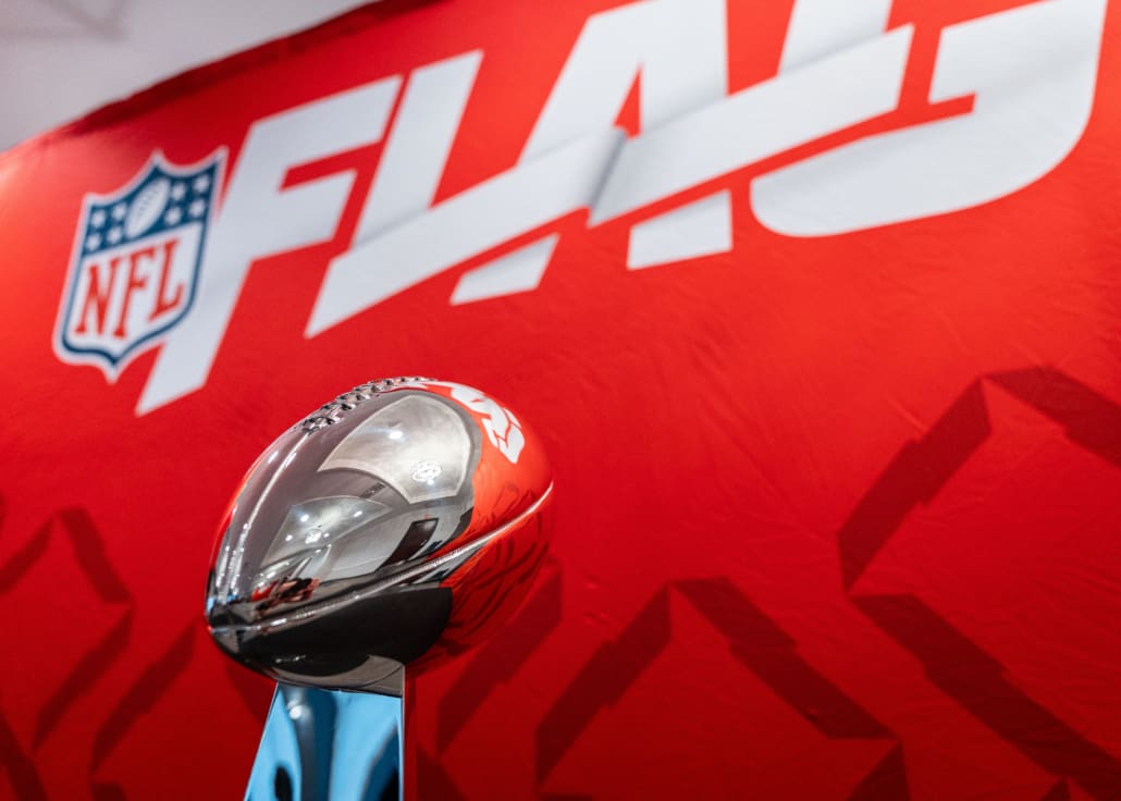 NFL Flag Championship in flag football action on October 3, 4, and 5 in Toronto at North Toronto Collegiate Institute