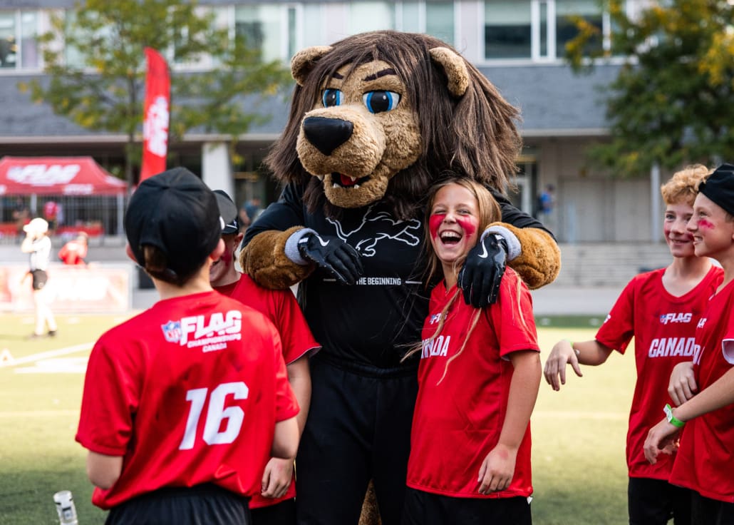 NFL Flag Championship in flag football action on October 3, 4, and 5 in Toronto at North Toronto Collegiate Institute
