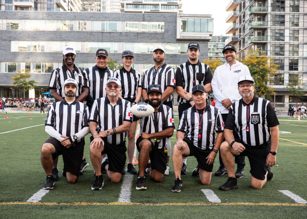NFL Flag Championship in flag football action on October 3, 4, and 5 in Toronto at North Toronto Collegiate Institute