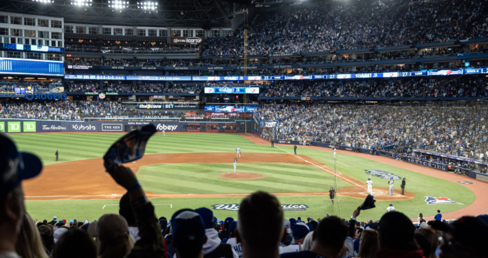 Major League Baseball World Series action between the Los Angeles Dodgers and Toronto Blue Jays on October 25, 2025 at the Rogers Centre