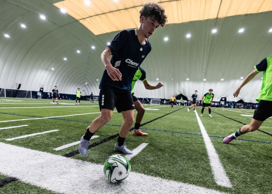 FMS Pro FindME soccer showcase on January 16, 17, and 18 at Milton Sports Dome in Milton