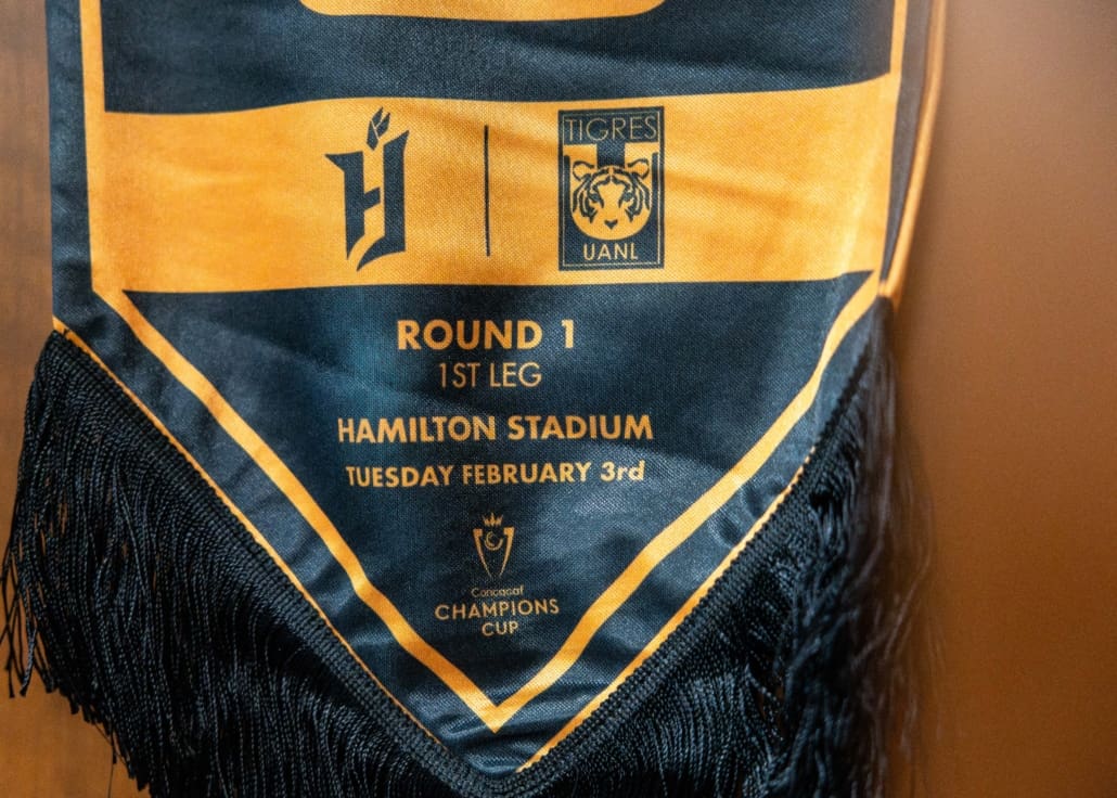CONCACAF Champions Cup soccer action between Tigres UANL and Forge FC on February 3, 2026 at Hamilton Stadium in Hamilton