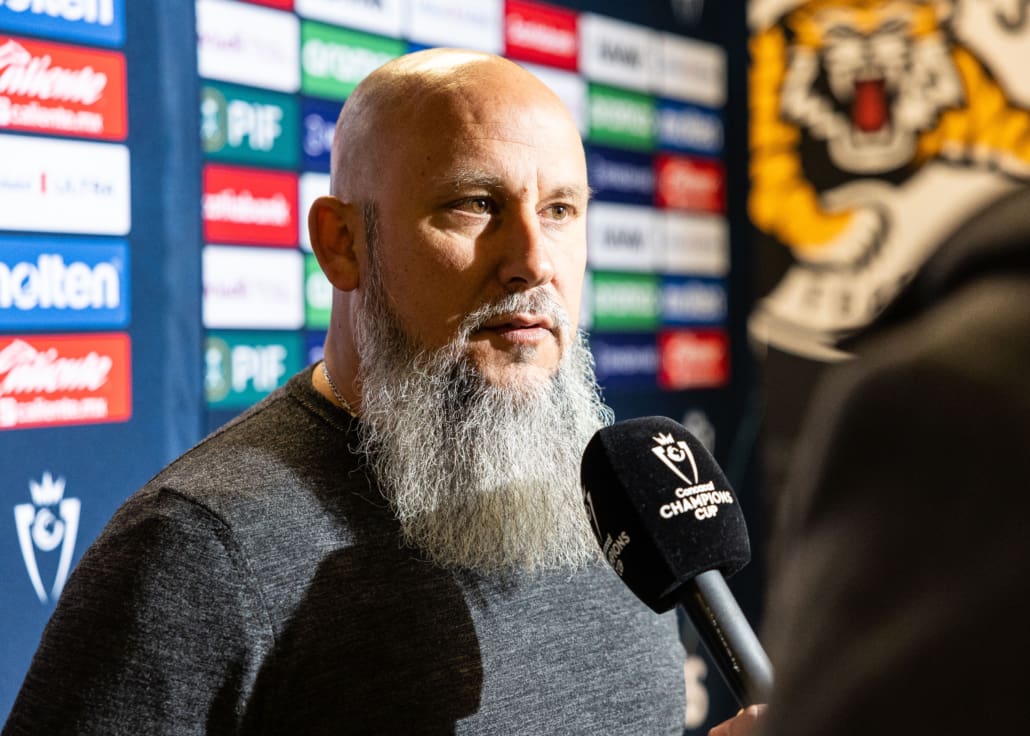 CONCACAF Champions Cup soccer action between Tigres UANL and Forge FC on February 3, 2026 at Hamilton Stadium in Hamilton