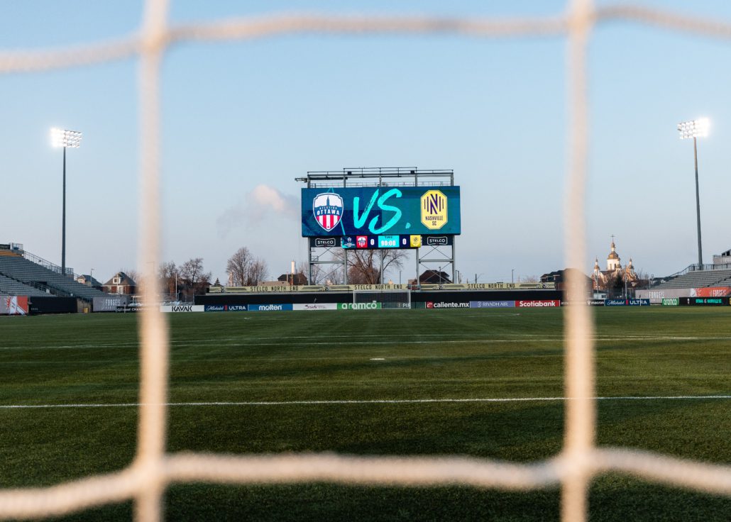 CONCACAF Champions Cup game between Nashville SC at Atlético Ottawa on February 17, 2026 at Hamilton Stadium in Hamilton CONCACAF Champions Cup game between Nashville SC at Atlético Ottawa on February 17, 2026 at Hamilton Stadium in Hamilton