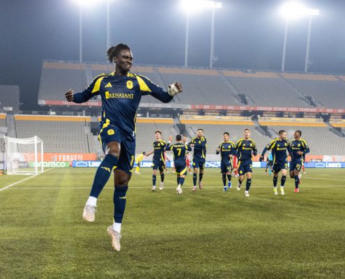 CONCACAF Champions Cup game between Nashville SC at Atlético Ottawa on February 17, 2026 at Hamilton Stadium in Hamilton