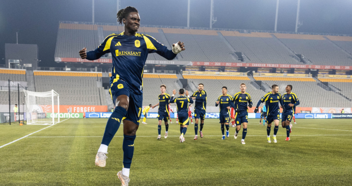 CONCACAF Champions Cup game between Nashville SC at Atlético Ottawa on February 17, 2026 at Hamilton Stadium in Hamilton