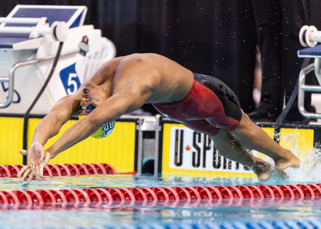 U SPORTS Swimming Championships on March 12, 2026 at Markham Pan Am Centre in Markham