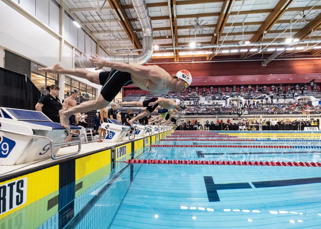 U SPORTS Swimming Championships on March 12, 2026 at Markham Pan Am Centre in Markham