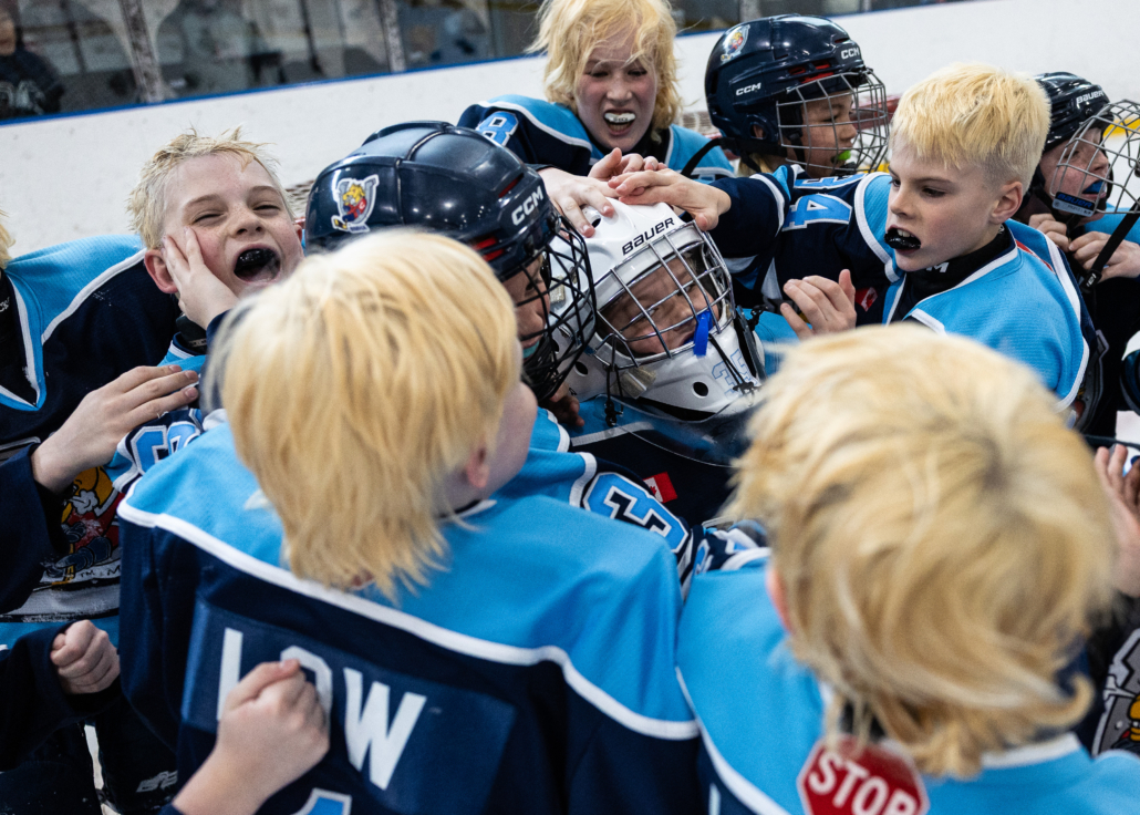 Ontario Minor Hockey Association championship action on March 29, 2026 at Sixteen Mile Sports Complex in Oakville Ontario Minor Hockey Association championship action on March 29, 2026 at Sixteen Mile Sports Complex in Oakville