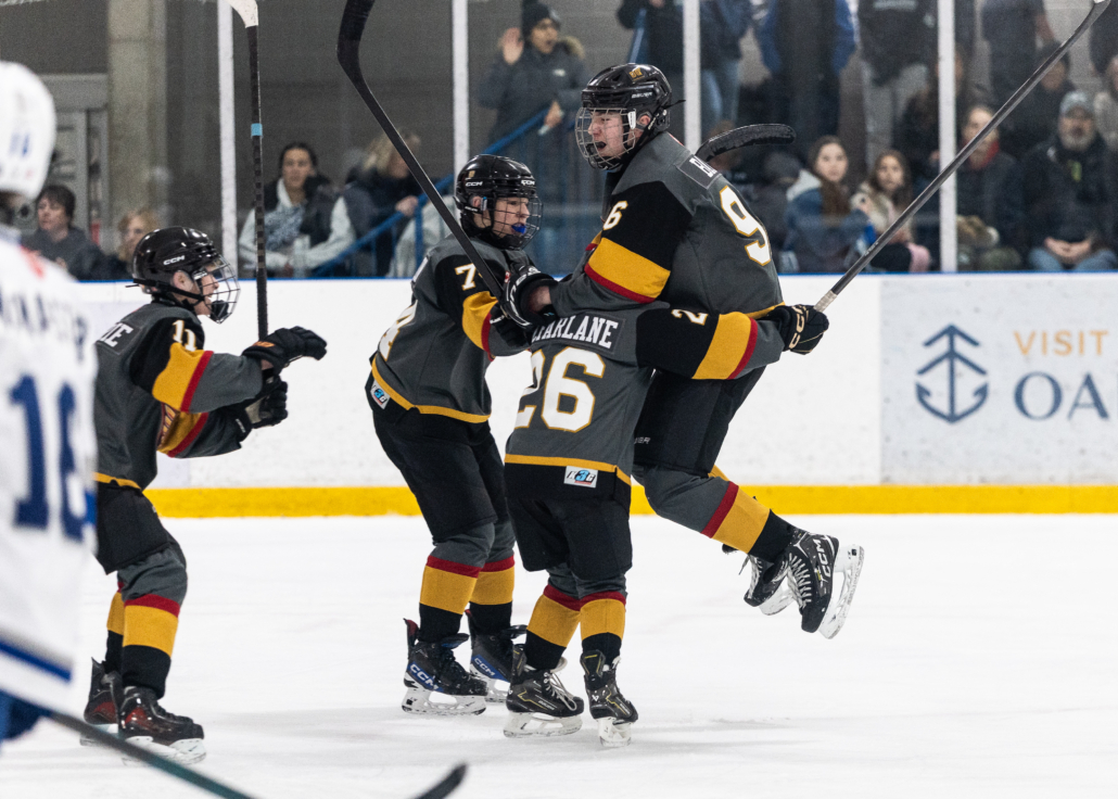 Ontario Minor Hockey Association championship action on March 29, 2026 at Sixteen Mile Sports Complex in Oakville Ontario Minor Hockey Association championship action on March 29, 2026 at Sixteen Mile Sports Complex in Oakville