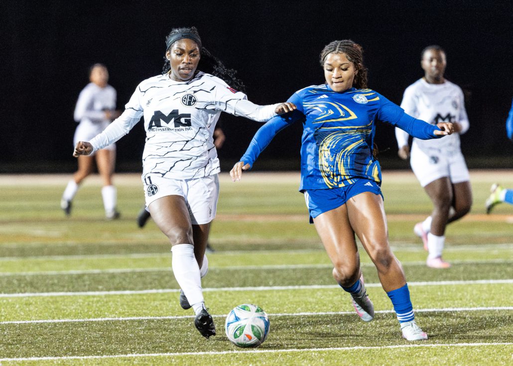 Ontario Premier League soccer game between Scrosoppi SC and Burlington SC on April 11, 2026 at Corpus Christi in Burlington. Ontario Premier League soccer game between Scrosoppi SC and Burlington SC on April 11, 2026 at Corpus Christi in Burlington