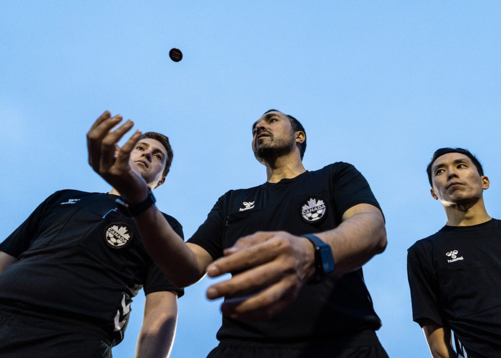 Ontario Premier League soccer action between The Borough FC and Hamilton United on April 17, 2026 at St. John Henry Newman