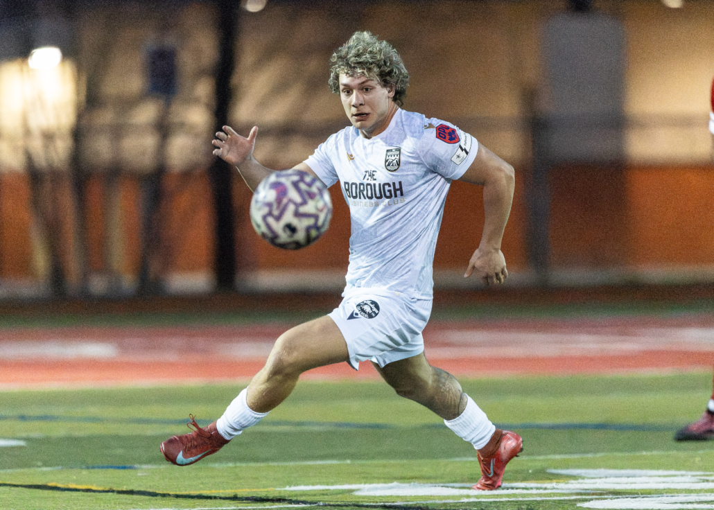 Ontario Premier League soccer action between The Borough FC and Hamilton United on April 17, 2026 at St. John Henry Newman