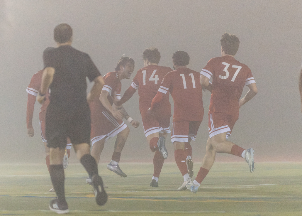 Ontario Premier League soccer action between The Borough FC and Hamilton United on April 17, 2026 at St. John Henry Newman