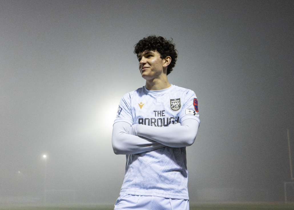 Ontario Premier League soccer action between The Borough FC and Hamilton United on April 17, 2026 at St. John Henry Newman