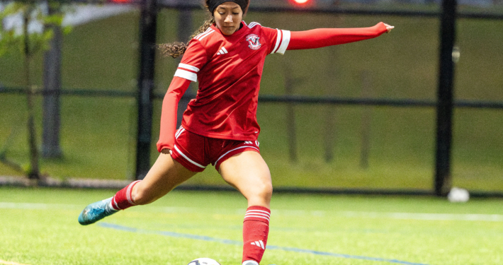 Ontario Premier League soccer action between Unionville Milliken and Rush Canada Academy on May 23, 2026 at Sixteen Mile Sports Complex in Oakville